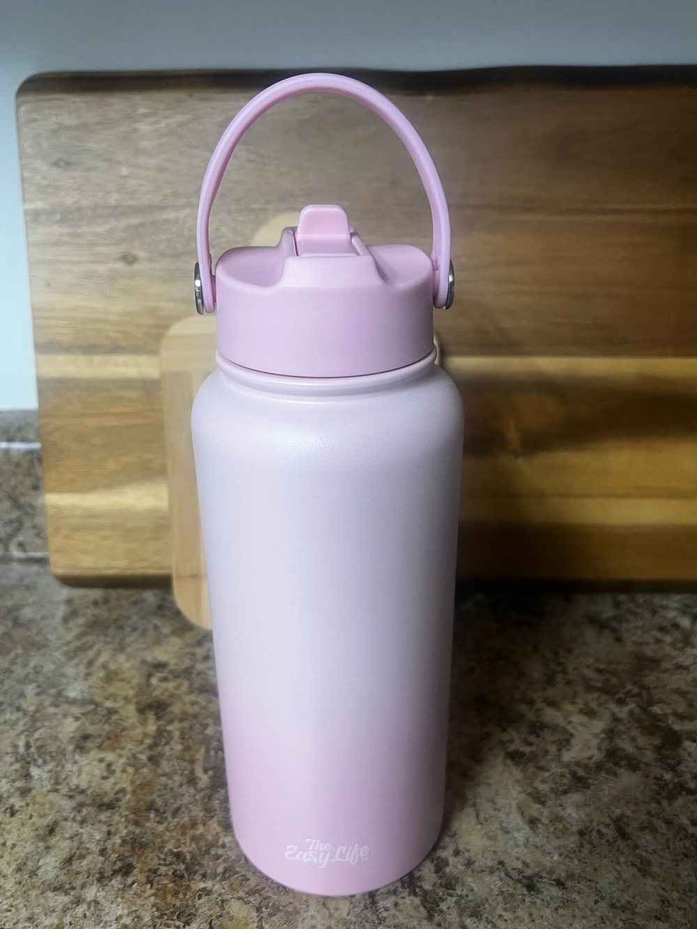 NEW the easy life stainless steel vacuum-insulated water bottle 32 oz